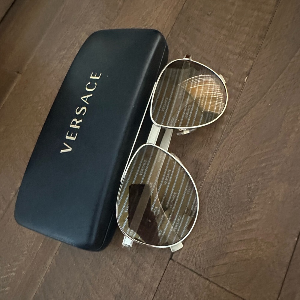 Versace Gold Frame Sunglasses